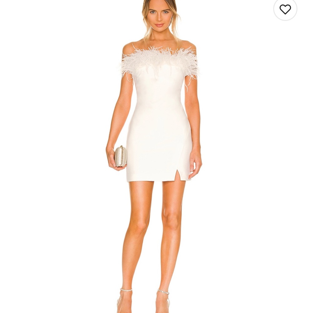 White Feather Dress